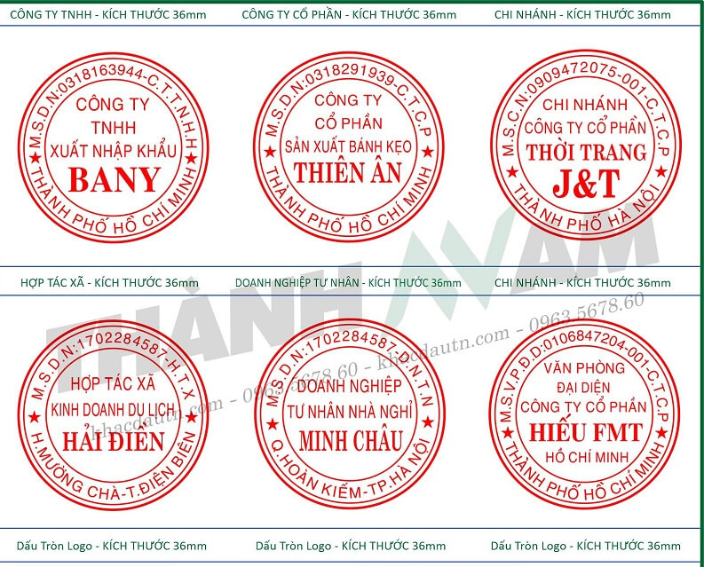 Các bước thực hiện khắc dấu huyện Bình Chánh tại Khắc Dấu Thành Nam