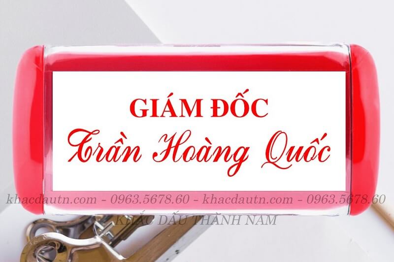 Khắc Dấu Thành Nam - Địa chỉ cung cấp dịch vụ khắc dấu tại TP. Hồ Chí Minh