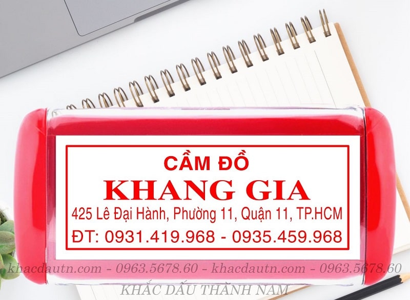 Các bước thực hiện dịch vụ Khắc dấu ở Phường Thạnh Mỹ Tây tại Khác Dấu TN