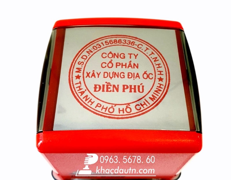 Quy trình khắc dấu nhanh chóng tại Bình Lợi Trung
