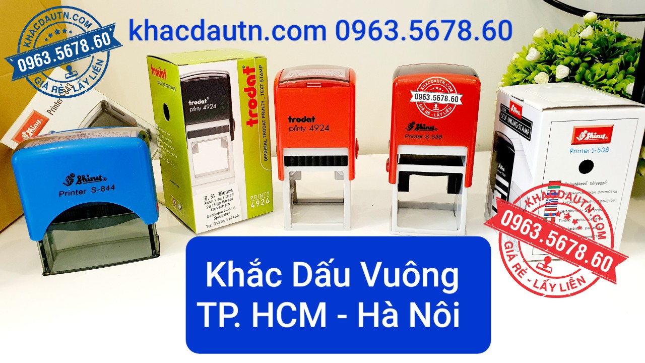 Chuyên dịch vụ làm con dấu lấy liền giao hàng tận nơi, xuất HD VAT