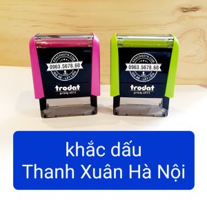 khắc con dấu tại Thanh Xuân Hà Nội, công ty khắc dấu chúng tôi với đội ngũ nhân viên vụ phục tận tâm làm chuyên nghiệp