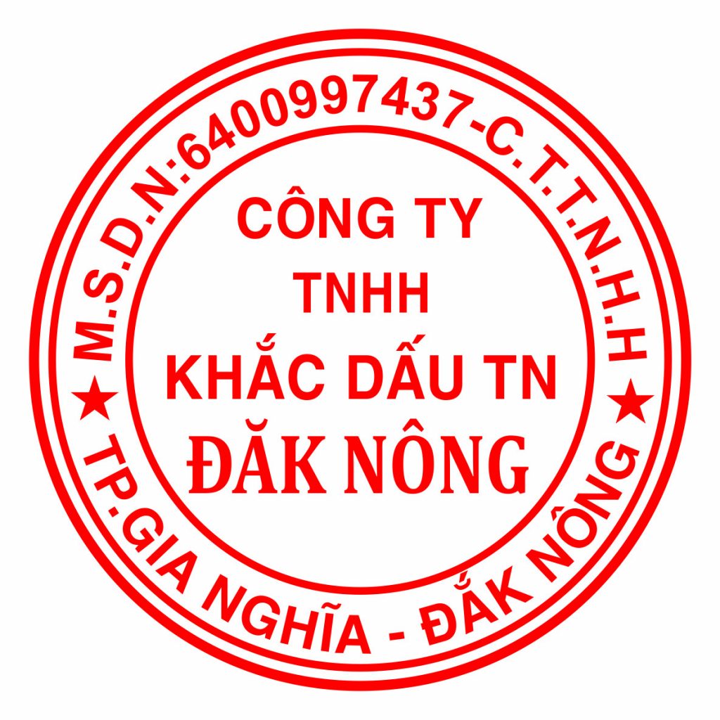 Chuyên dịch vụ khắc con dấu tại Đăk Nông, phân phối các sản phẩm con dấu sỉ lẻ nhận gia công các loại con dấu