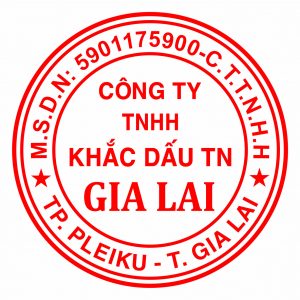 Hiện tại chúng tôi là đơn vị Khắc Dấu Tại Gia Lai với nhiều năm kinh nghiệm, dịch vụ làm dấu tròn giá rẻ tại Gia Lai