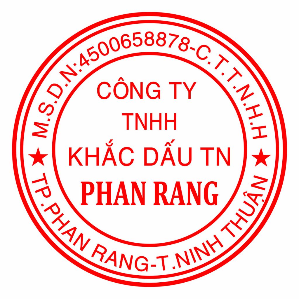 Lời đầu tư xin gửi lời chân thành cảm ơn! Quý khách đã tin tưởng sử dụng dịch vụ Khắc Dấu tại Phan Rang Ninh Thuận. chúng tôi cung cấp các dịch vụ khắc dấu tròn công ty giá rẻ phù hợp với từng khách hàng.