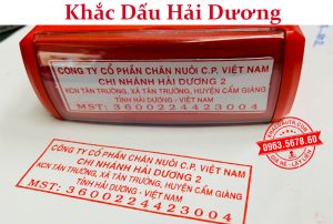 khắc dấu hải dương