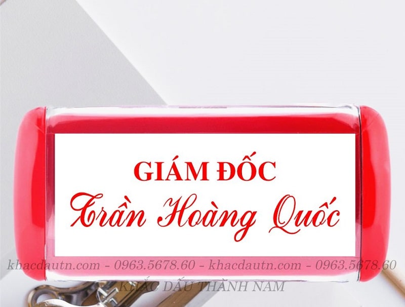 Khắc Dấu Phường Hiệp Bình - TPHCM siêu rẻ, chất lượng