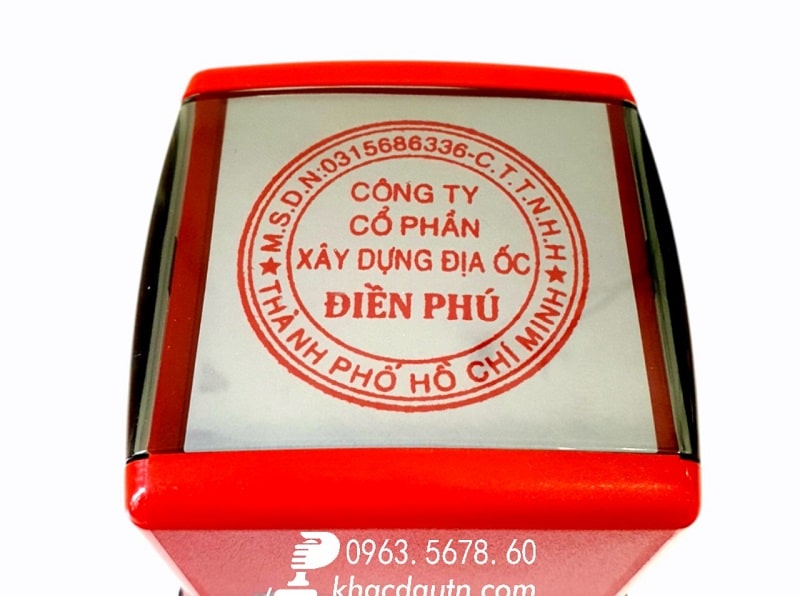 Khắc Dấu Phường Nhiêu Lộc TPHCM giá rẻ chất lượng