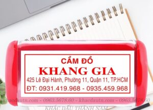 Khắc Dấu Phường Tân Tạo - TPHCM bền, rẻ, đẹp
